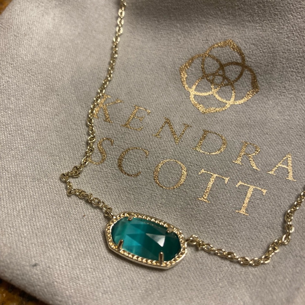 Kendra Scott Emerald Necklace